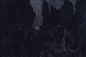 Diseño de escenario para la ópera Carmen de G. Bizet, 1908