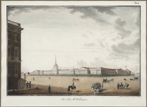 La Almirantazgo en San Petersburgo de Aleksandr Pavlovich Bryullov