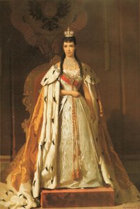 Retrato de María Fiódorovna (1847-1928) de Aleksandr Petrovic Sokolov