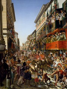 Carnaval en Roma de Aleksandr Petrovich Myasoedov
