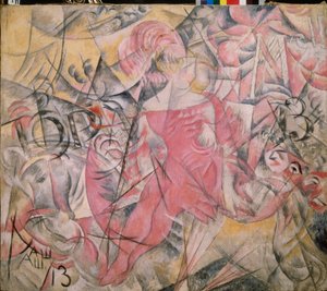 Ecuyere de cirque (Circus Horsewoman) - Peinture de Alexander Vasilyevich Shevchenko (Alexandre Chevtchenko) (1883-1948), huile sur toile