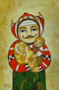 El tierno abrazo de un padre de Aleksandra Paranchenko