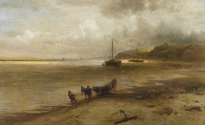El Volga cerca de Yuryevets, 1870