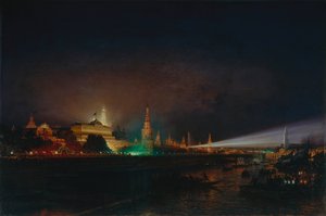 Iluminación del Kremlin de Moscú, 1883