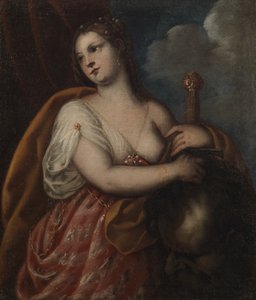 Judith con la cabeza de Holofernes, c.1635 de Alessandro  Varotari