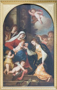 Bodas místicas de Santa Catalina de Alessandro (1588 1648) Varotari