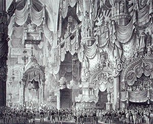 Coronación de Fernando I (1793-1875) en la Catedral de Milán