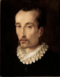 Retrato del escritor Torquato Tasso (pintura, finales del siglo XVI). de Alessandro Allori