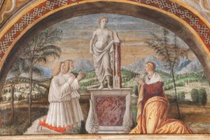 Escenas del Antiguo y Nuevo Testamento, detalle de Alessandro Araldi