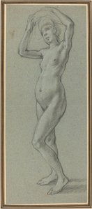 Estudio de una mujer desnuda de Alessandro Casolani