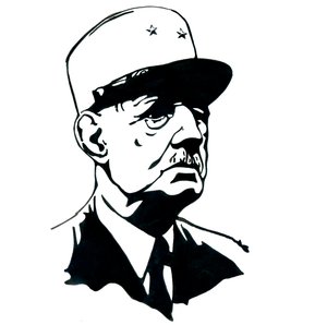 Retrato del General Charles de Gaulle (1890-1970) de Alessandro Lonati