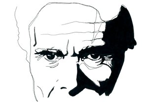 Retrato del escritor y director italiano Pier Paolo Pasolini (Retrato del escritor y director italiano Pier Paolo Pasolini)