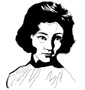Retrato de Jiang Qing (1914-1991) Esposa de Mao Zedong (Retrato de Jiang Qing como Madame Mao)