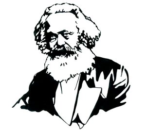 Retrato de Karl Marx (1818-1883), filósofo y teórico político