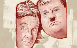 Stan Laurel y Oliver Hardy (ilustración) de Alessandro Lonati