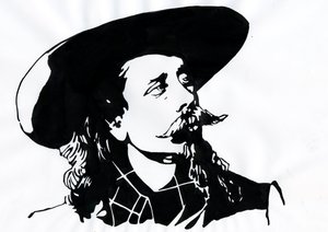 William Frederick Cody - Conocido como Buffalo Bill - Retrato de Buffalo Bill (1846-1917), Coronel William Cody de Alessandro Lonati