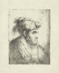 hombre con turbante de Alessandro Longhi