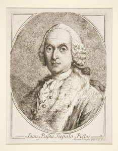 Retrato de G.B. Tiépolo de Alessandro Longhi