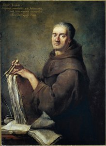 Retrato del teórico arquitectónico Carlo Lodoli de Alessandro Longhi