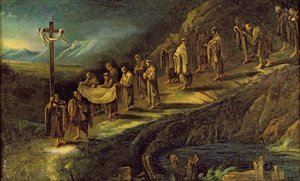 La procesión de la Sábana Santa de Alessandro Magnasco
