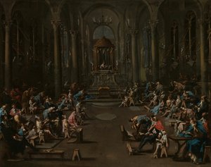 La Sinagoga, 1725-1735 de Alessandro Magnasco