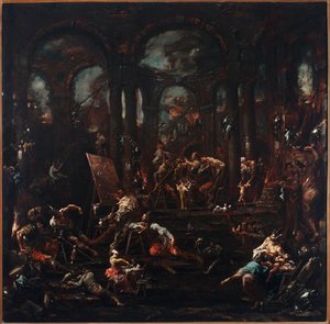El pintor mendigo de Alessandro Magnasco