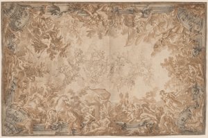 El triunfo del imperio, con los cuatro continentes de Alessandro Mauro and Francesco de Mura