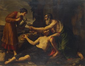 Lot y sus hijas (óleo sobre lienzo) de Alessandro Turchi