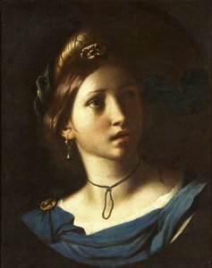Retrato de una Mujer Joven, c.1620 de Alessandro Turchi