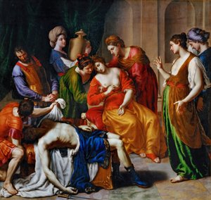 La muerte de Cleopatra de Alessandro Turchi