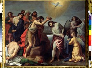 El bautismo de Cristo de Alessandro Turchi