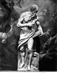 Estatua que representa a San Jerónimo de Alessandro Vittoria