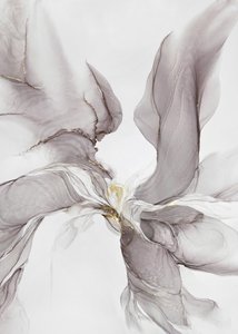 Flujo etéreo gris dorado