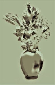 Naturaleza muerta verde, 2019 de Alex Caminker