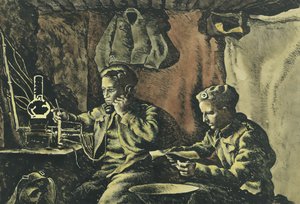 Dugout cerca de Nimega de Alex Colville
