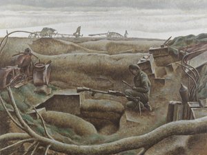 Saliente de Nimega, diciembre de 1944 (óleo sobre lienzo) de Alex Colville