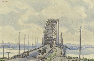El puente de Nimega, Holanda de Alex Colville