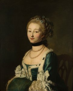 Retrato de Elizabeth, Lady Bridgeman, después Lady Bradford (1735-1806), c.1755-93 (óleo sobre lienzo) de Alexander (attr. to) Roslin