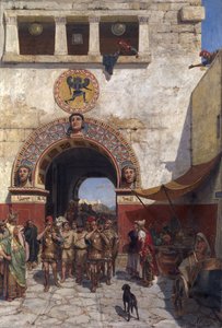 Puerta en Volterra, Etruria de Alexander Alexandrovich Svedomsky