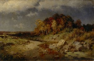 Día de otoño ventoso, 1903 de Alexander Alexeyevich Kiselev