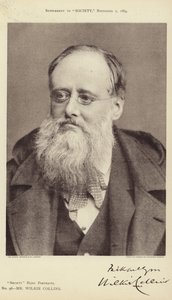 Retrato de Wilkie Collins de Alexander Bassano