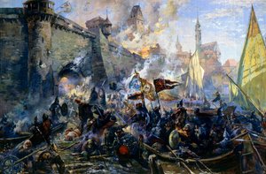 El Ejército Ruso Capturando Narva el 11 de mayo de 1558, 1956