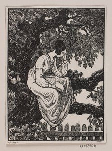 Danés:  Viñeta para "Posthuset i Hirschholm" de H. Hertz