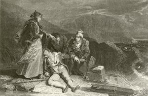 Lumburgh head, de Jarlshof, Naufragio de Cleveland de Alexander Chisholm