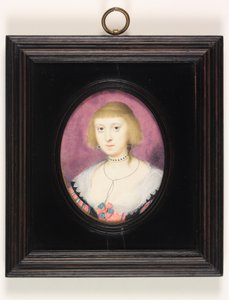 Lady Katherine Manners, Duquesa de Buckingham (acuarela sobre vitela)