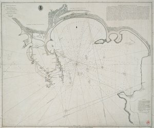 Carta del puerto de Point de Galle. Levantada en enero y marzo de 1800 por el capitán David Inverarity. A quien esta placa está inscrita, por su muy agradecido A.Dalrymple.