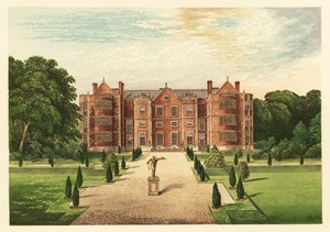 Burton-Agnes Hall, Yorkshire, Inglaterra. 1880 (grabado) de Alexander Francis (after) Lydon