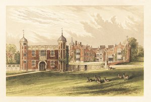 Charlecote, Warwick, Inglaterra. ,1880 (grabado)
