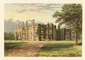 Drakelowe Hall, Derbyshire, Inglaterra. de Alexander Francis (after) Lydon