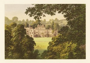 Castillo de Hampton Court, Herefordshire, Inglaterra. de Alexander Francis (after) Lydon